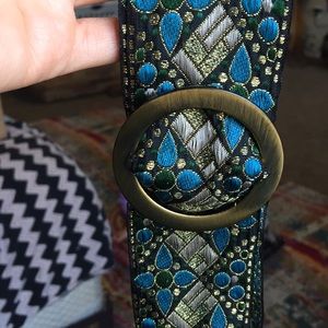 Unique embroidered hippy belt